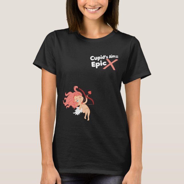 Camiseta Captura de amor épica - Diseño de corazón animado  (Anverso)