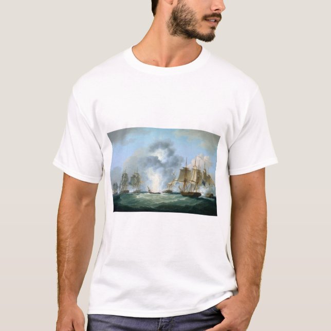 Camiseta Captura de barcos del tesoro español 1804 (Anverso)