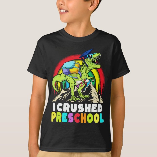 Camiseta Captura de graduación de Rex de Dinosaurio T de pr (Anverso)