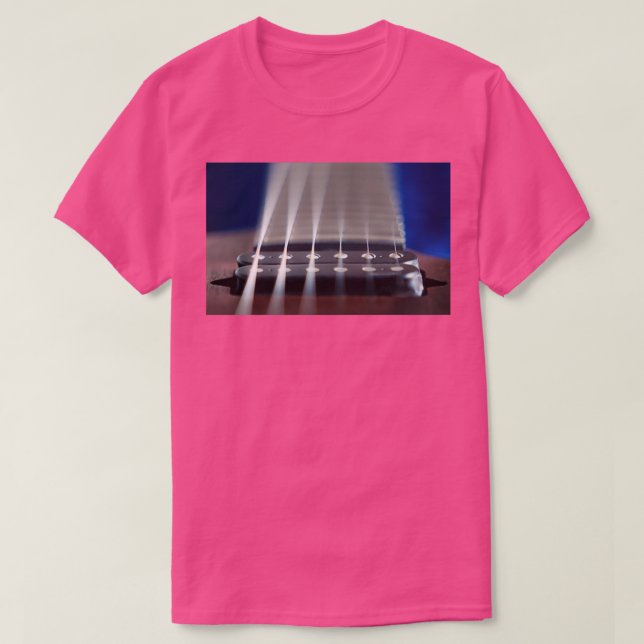 Camiseta Captura de guitarra y cuello (Diseño del anverso)