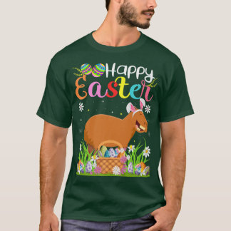 Camiseta Captura de huevo conejo captado por capibara feliz