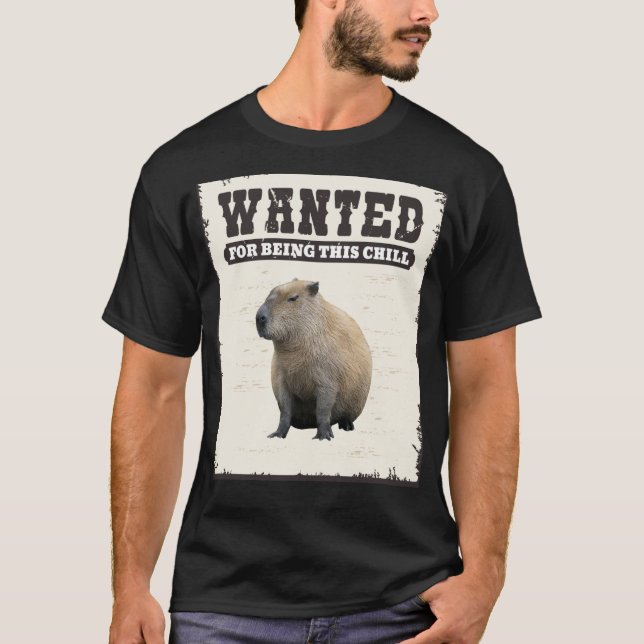 Camiseta Captura de imagen de Capibara quiere retro cosecha (Anverso)