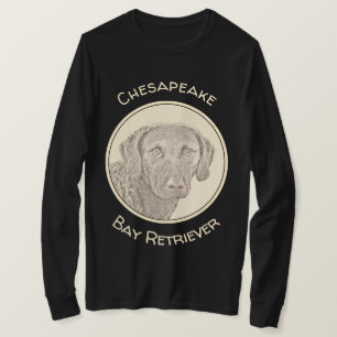 Camiseta Captura de la bahía de Chesapeake Pintando arte or