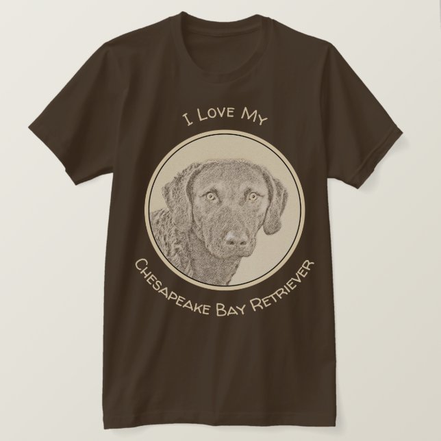 Camiseta Captura de la bahía de Chesapeake Pintando arte or (Anverso del diseño)