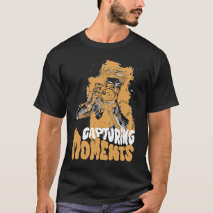 Camiseta Captura de momentos de animación fotográfica