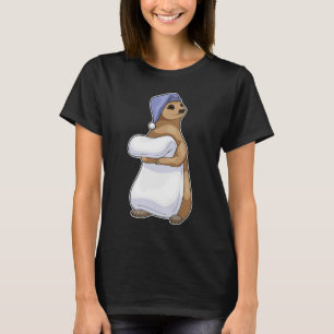 Camiseta Captura de noche de Meerkat Sleeping