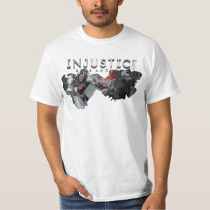 Camiseta Captura de pantalla: Cyborg contra Batman