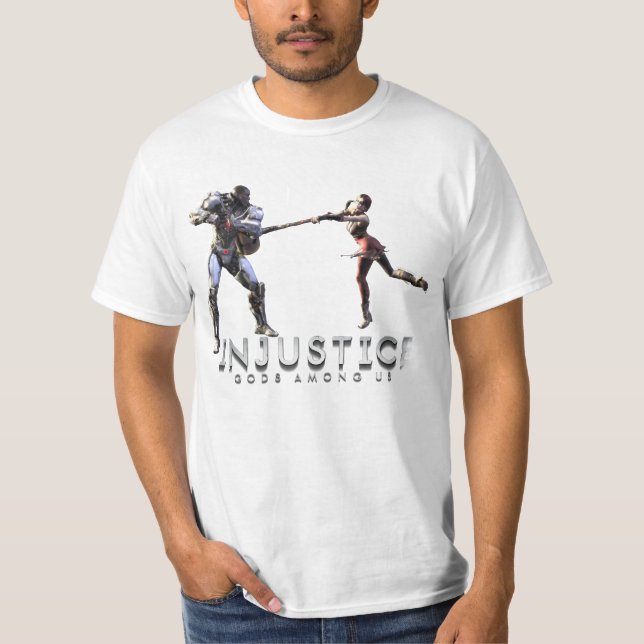 Camiseta Captura de pantalla: Cyborg vs Harley (Anverso)