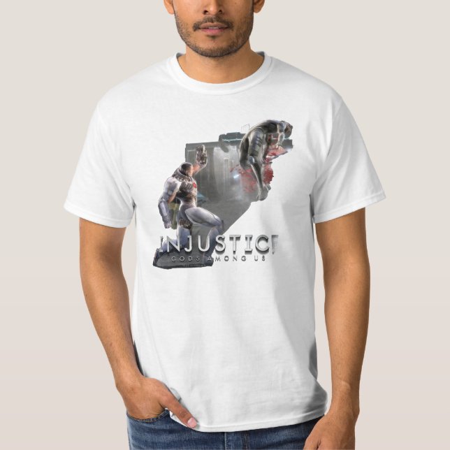 Camiseta Captura de pantalla: Cyborg vs Nightwing (Anverso)