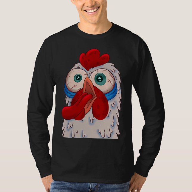 Camiseta Captura de pantalla de pollo (Anverso)