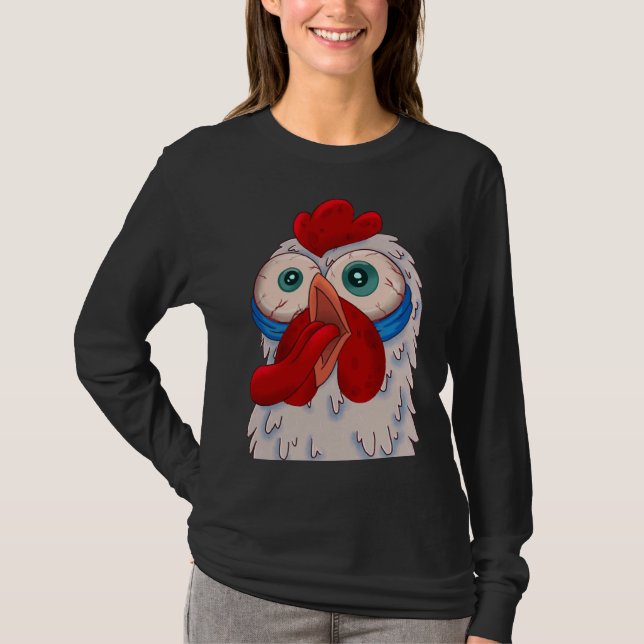 Camiseta Captura de pantalla de pollo (Anverso)