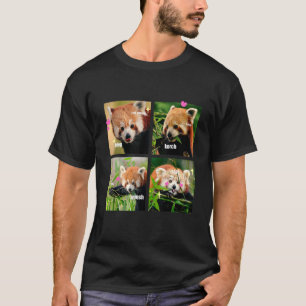 Camiseta Captura de pantalla Meme de energía Cuatro pandas