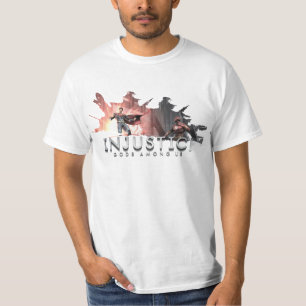 Camiseta Captura de pantalla: Superhombre contra flash