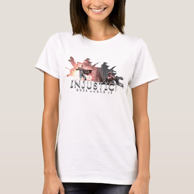 Camiseta Captura de pantalla: Superman vs Flash (Anverso)