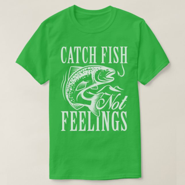 Camiseta Captura de peces sin sentimientos (Diseño del anverso)