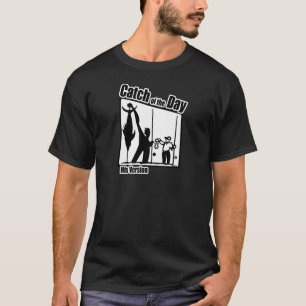 Camiseta Captura de pesca divertida del humor de la pesca