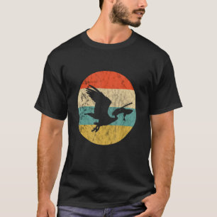 Camiseta Captura de pescado pelícano vintage retro tropical