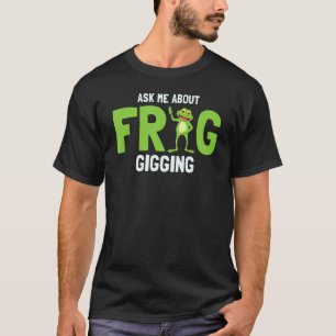 Camiseta Captura de rana para caza de ranas toro y cazador 