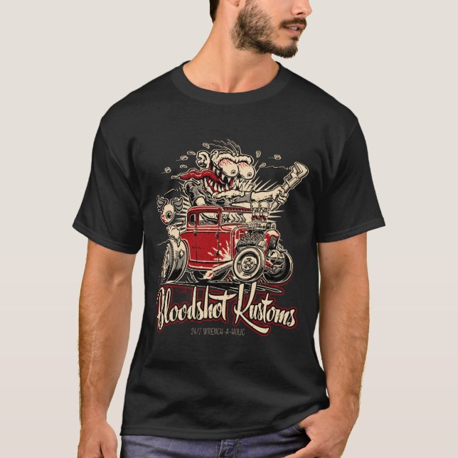 Camiseta Captura de sangre en Kustoms - Monster Weirdo (Anverso)
