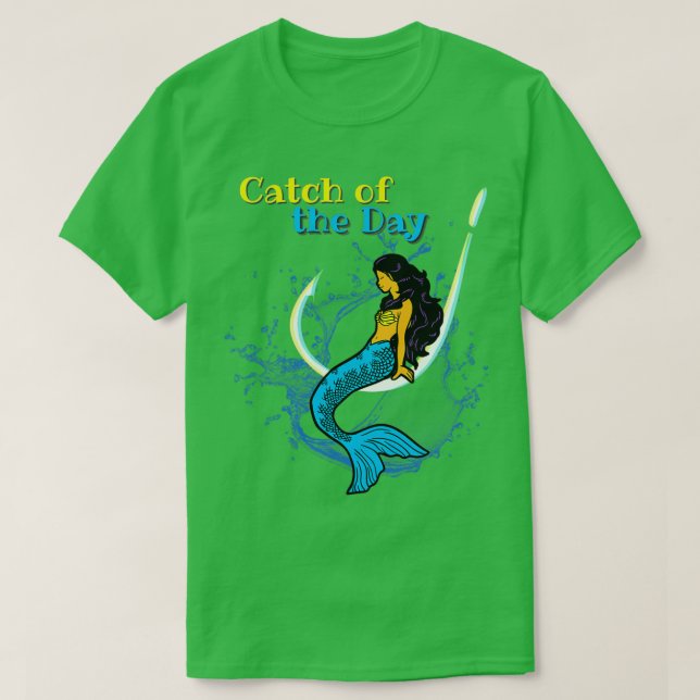 Camiseta Captura de Sirena del Día (Diseño del anverso)