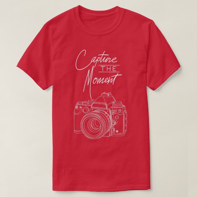 Camiseta Captura el camisón fotográfico de cámara para Ph (Diseño del anverso)