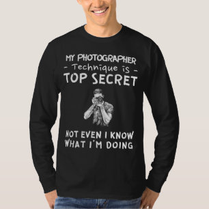 Camiseta Captura el Misterio de Mi Fotógrafo Super Secreto
