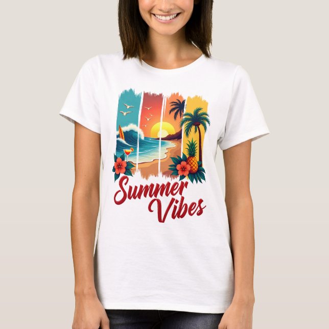 Camiseta Captura la esencia de una escapada perfecta de ver (Anverso)