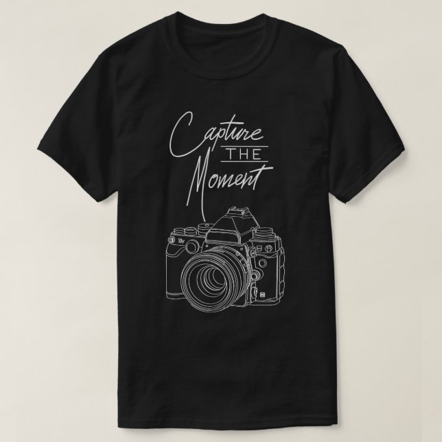 Camiseta Captura la fotografía de cámara de momento para Ph (Diseño del anverso)