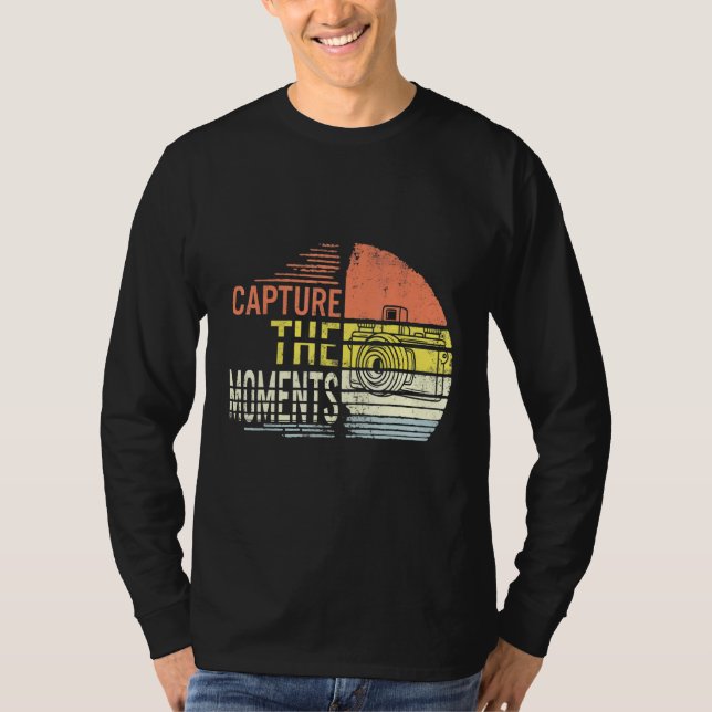 Camiseta Captura La Fotografía Del Fotógrafo De La Cámara M (Anverso)