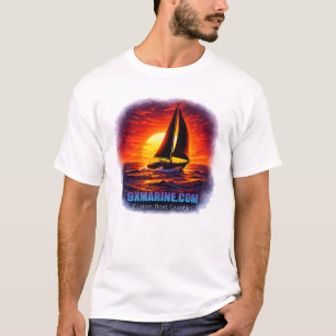 Camiseta Captura la Hora Dorada. Navega hacia la puesta del