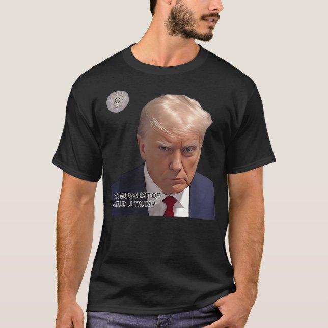 Camiseta Captura Real Del Poster De Donald J Trump (Anverso)