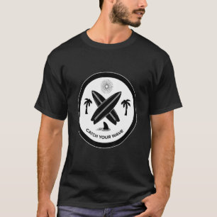Camiseta Captura Tu Onda Consigue Tu Surf De Onda
