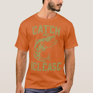 Camiseta Captura Y Liberación De Pesca De Bass