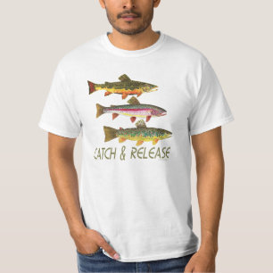 Camiseta Captura y liberación de truchas