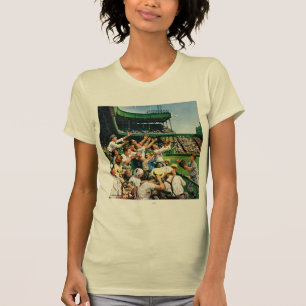 Camiseta Capturando bolas de carreras caseras