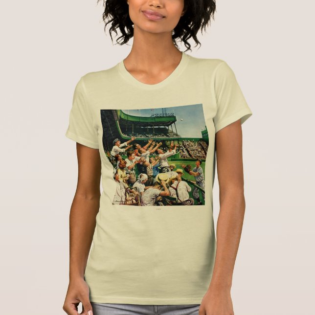 Camiseta Capturando bolas de carreras caseras (Anverso)