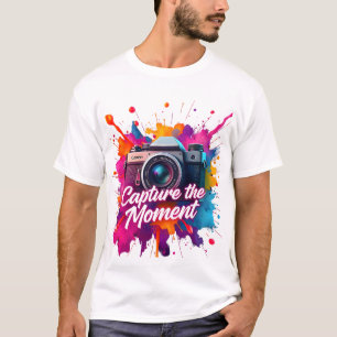 Camiseta Capturar el momento - Retro Camera Art