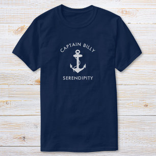 Camiseta Capturas clásicas de los anclajes de barco