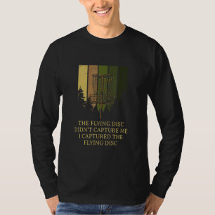 Camiseta Capturé el disco volador Humor golf