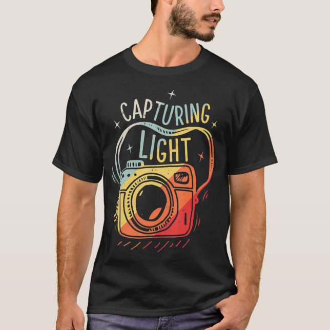 Camiseta Capturing Light Photography Camera Photographer Gi (Anverso)