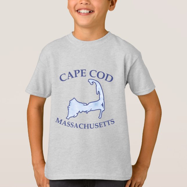 Camiseta Capucha azul perrito Capuchón silhouette de niño (Anverso)
