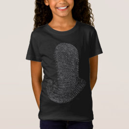Camiseta Capucha de guerrero de malla de acero