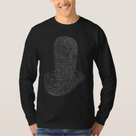 Camiseta Capucha de guerrero de malla de acero