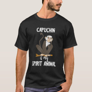 Camiseta Capuchin Es Mi Espíritu Animal Ape Monkey Wildlife