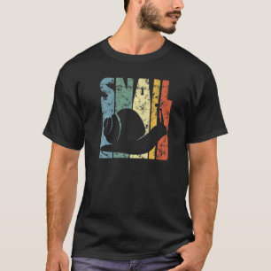 Camiseta Capuchón de caracol con caparazón animal Retro Vin