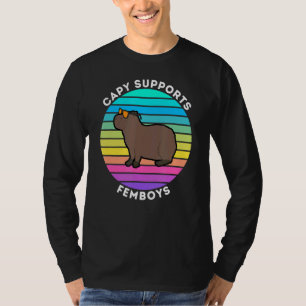 Camiseta Capy Admite Femboys Capybara Amas Femboys