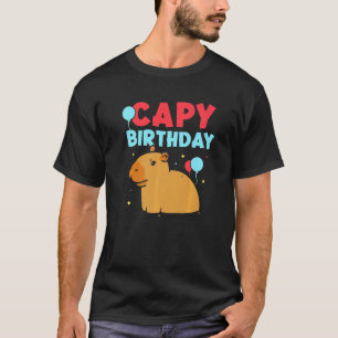 Camiseta Capy Birday Capybara Animal Capybaras Rodent