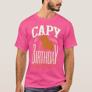 Camiseta Capy Birday Capybara Plush Cappybara Capybara