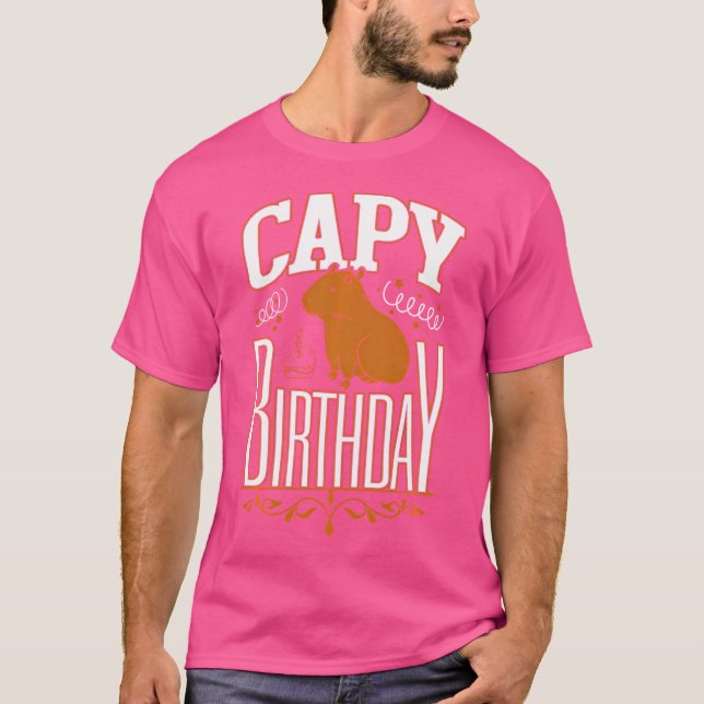 Camiseta Capy Birday Capybara Plush Cappybara Capybara (Anverso)