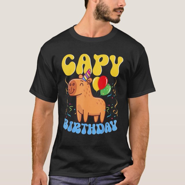 Camiseta Capy Birthday Capybara (Anverso)